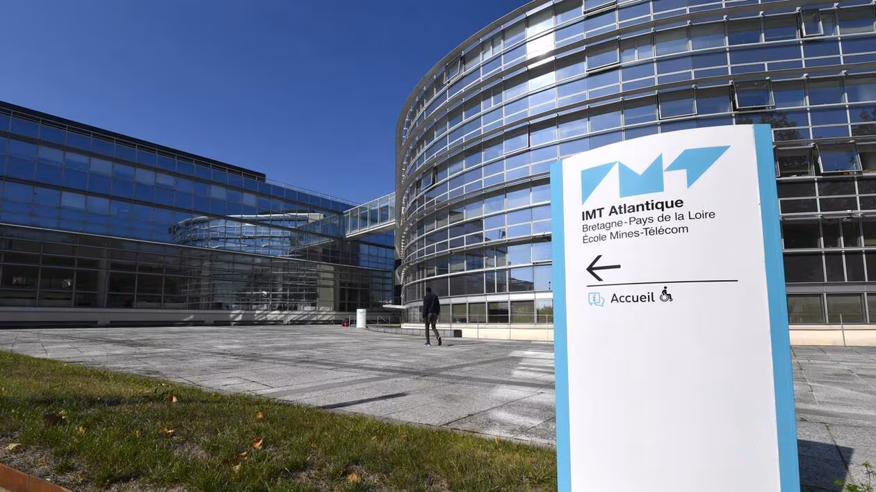Vue aérienne du campus IMT Atlantique de Rennes